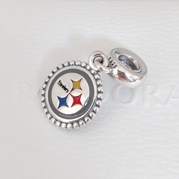 Pandora Pittsburgh Steelers National Football League Exclusive Dangle Charm S925 - Picture 3 of 7